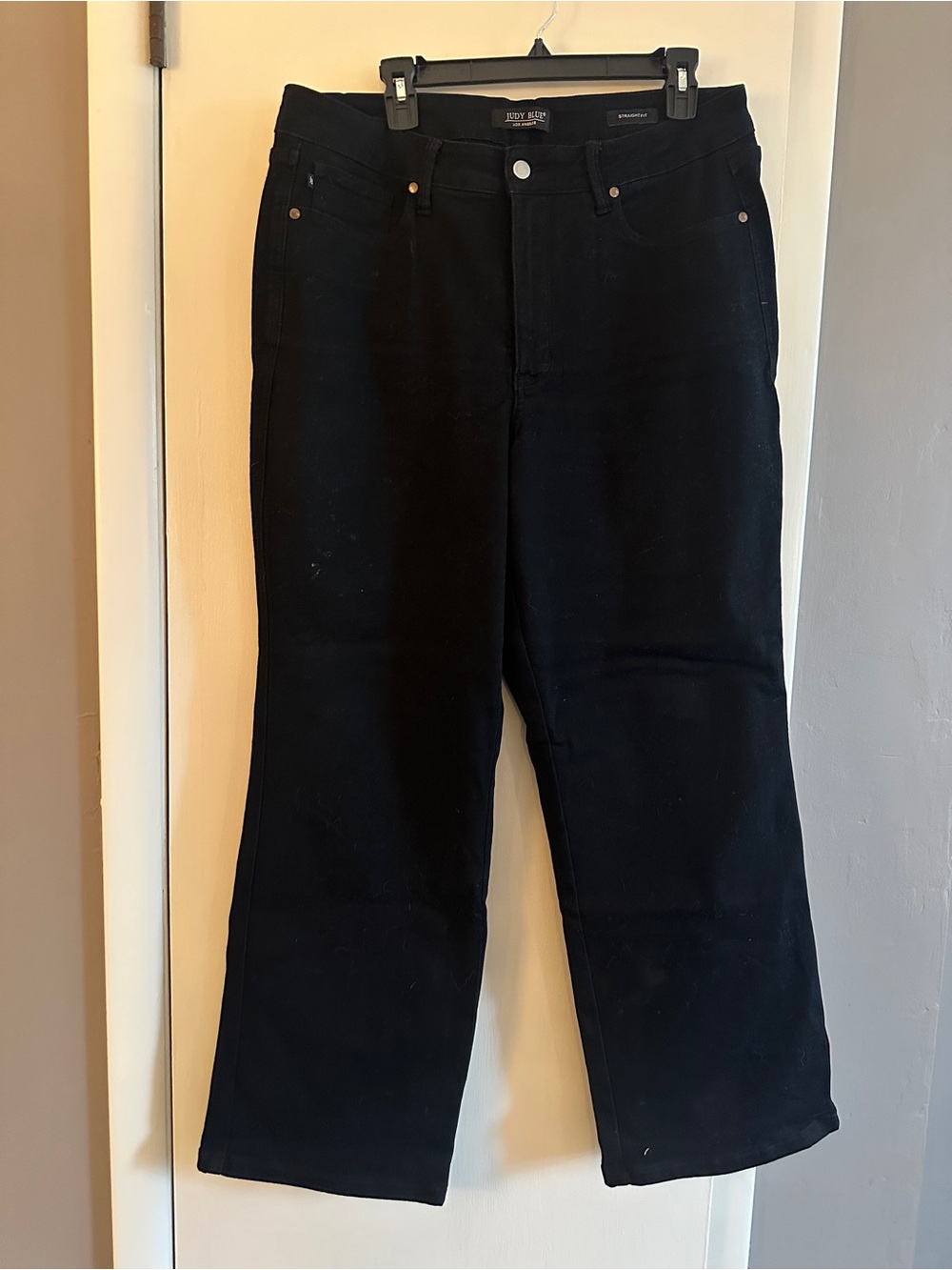Judy Blue Black Straight-Leg Women's Jeans